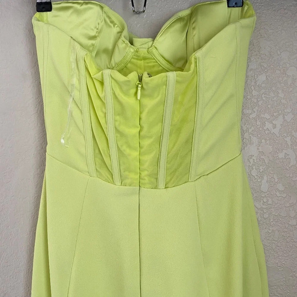 House of‎ CB Lucila Neon Strapless Corset Midi Dress Size XS NWOT - Picture 10 of 16